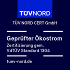 TÜV Nord geprüfter Ökostrom TÜV Nord geprüfter Ökostrom